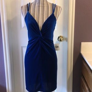 Beautiful Velvety Blue Dress BNWT retail $110
